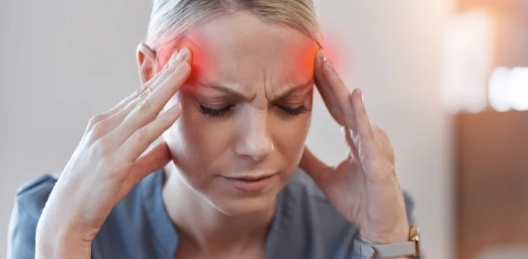 Physiotherapist providing headache and migraine physiotherapy treatment at home in Karachi
