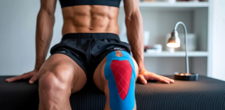 Physiotherapist providing muscle tear physiotherapy treatment at home in Karachi