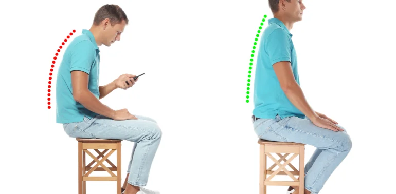 Physiotherapist providing posture correction physiotherapy treatment at home in Karachi